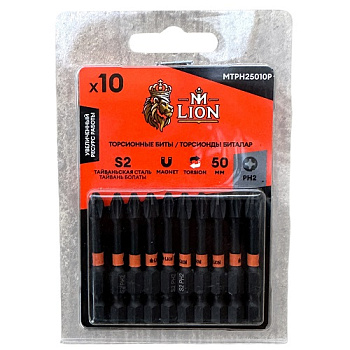 Бита торсионная "M-LION" PH 2х50мм MTPH25010P