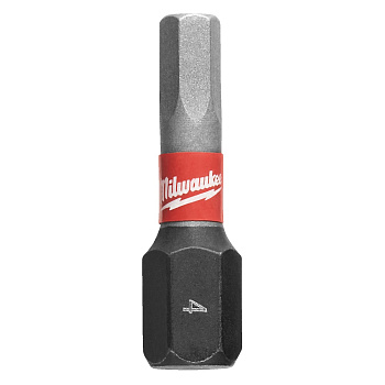 Биты "Milwaukee SHOCKWAVE" HEX 4x25мм (уп.2шт) 4932430895