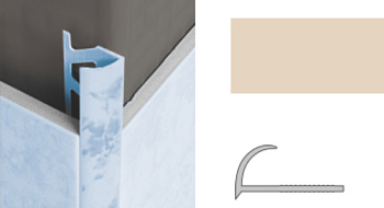 Планка нар. 9мм слоновая кость