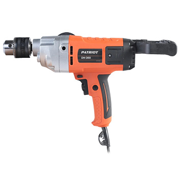 Дрель миксер электрическая PATRIOT DM 088, мощность 1050Вт, металлический редуктор, патрон 16 мм, бе